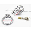 Male Metal Chastity Belt Cage Vent Hole Device Rings Design Small Male Urethral Sound - SMCock