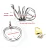 Stainless Steel Male Penis Chastity Device Belt Super Cage Ring Lock Metal Cb6000s - SMCock