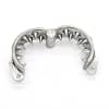 2 Rows Teeth Penis Rings Cock Ring Pendant Scrotum Testicle Chastity Belt - SMCock