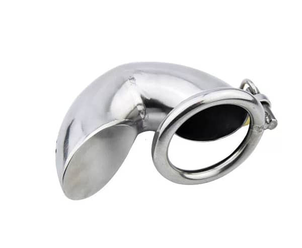 Stainless Steel Male Chastity Device Cock Cage with Grid Birdcage Catheter - SMCock