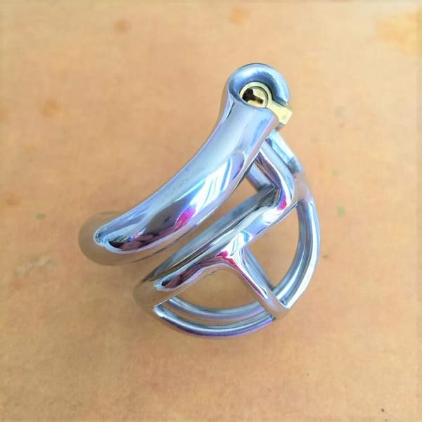 Small Stainless Steel Latest Design Male Chastity Device - SMCock